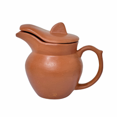 Handmade Clay Water Jug with Lid - 1 Liter