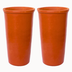 500ML Clay Glass - 2 Pcs Set