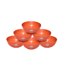 Clay Linear Bowl Set 6 Pieces 150 ml