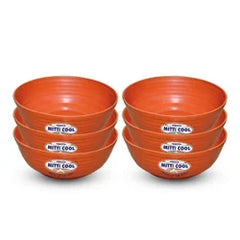 Clay Linear Bowl Set 6 Pieces 150 ml