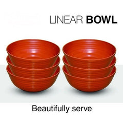 Clay Linear Bowl Set 6 Pieces 150 ml